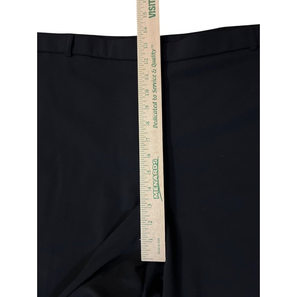 Briggs New York Pants Womens 24WS Short Black Slacks Flat Front Used - Picture 10 of 13